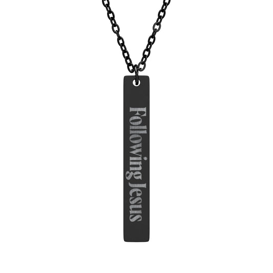 Following Jesus | Engraved Necklace