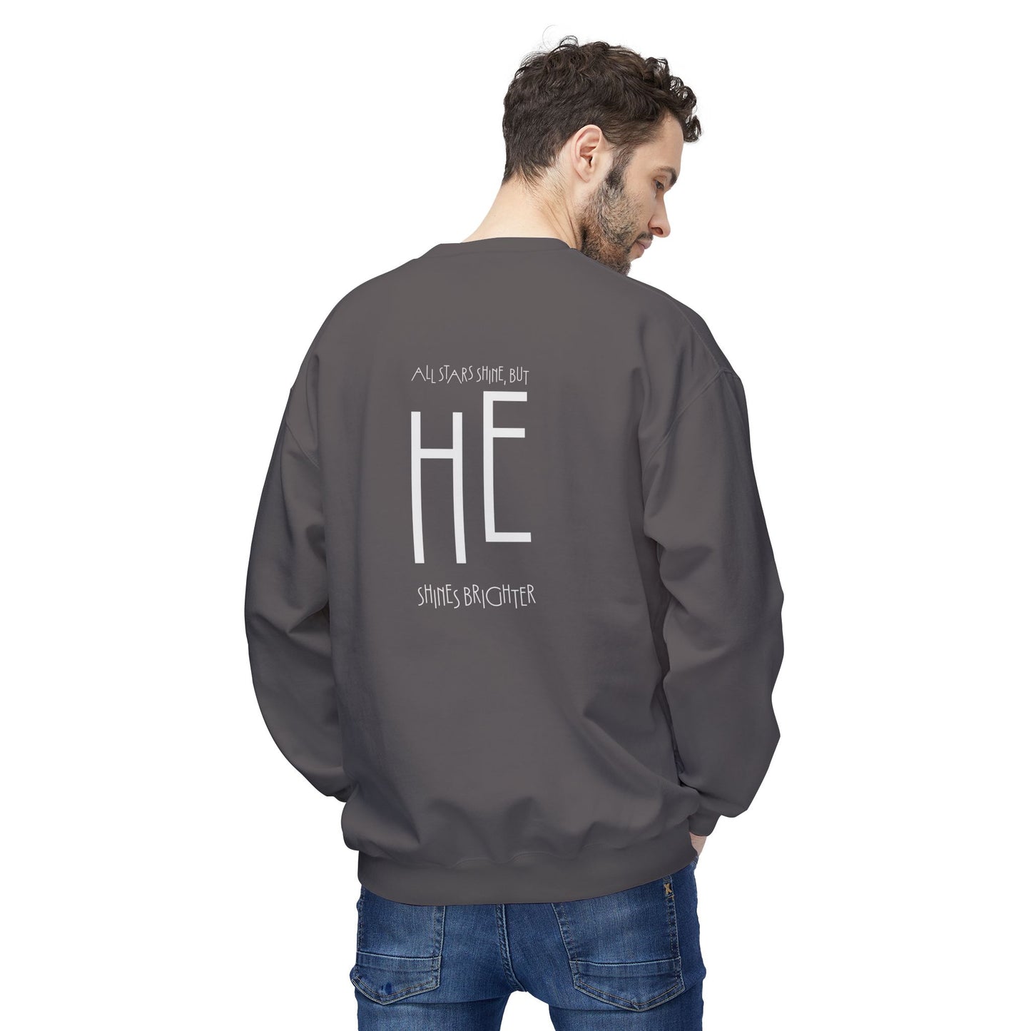 HE Shines Brighter | Cozy Crewneck Sweatshirt