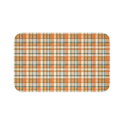 Golden Glen | Cozy Plaid Bath Mat