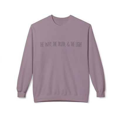 The Way, The Truth & The Light | Cozy Crewneck Sweatshirt