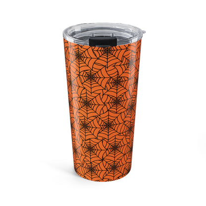 Tangled Web | 20oz Tumbler w/ Lid, Orange