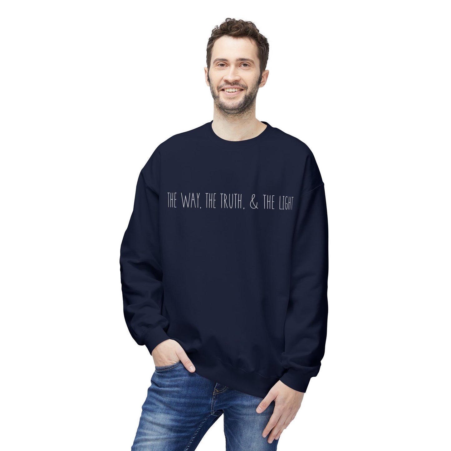 The Way, The Truth & The Light | Cozy Crewneck Sweatshirt