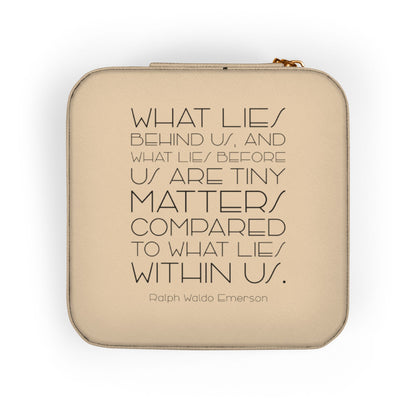 'What Lies Behind Us' | Travel Jewelry Case