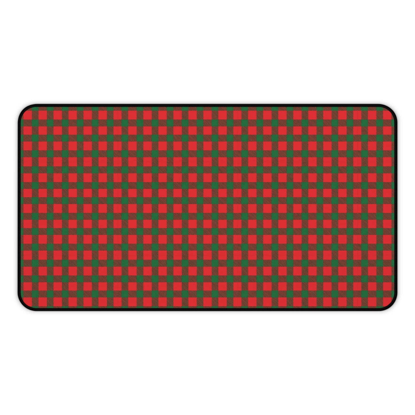 Santa's Plaid Gaming Pad & Desk Mat