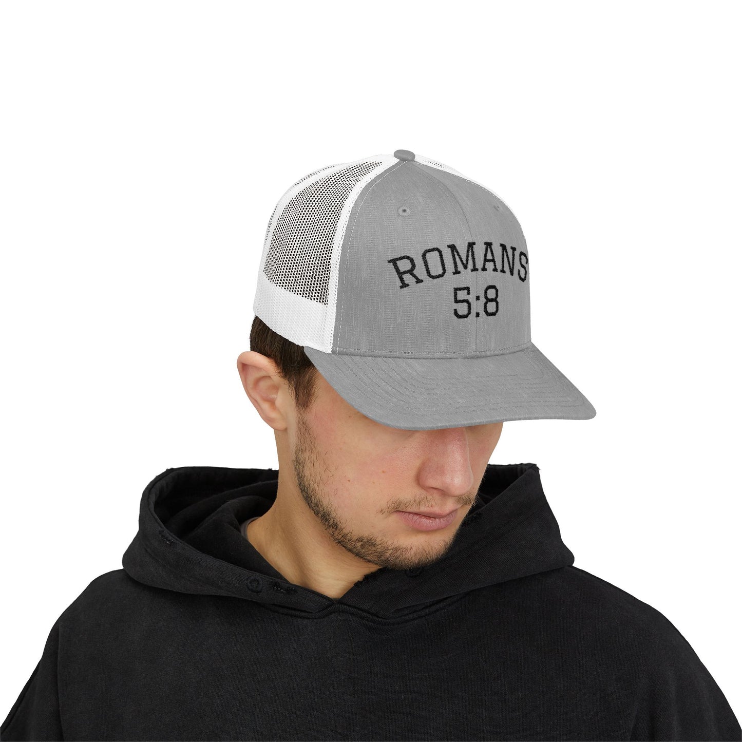 Romans 5:8 | Trucker Hat