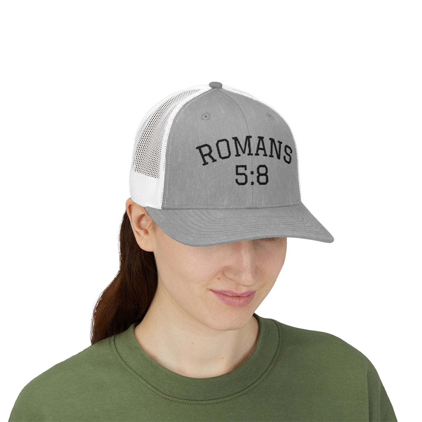 Romans 5:8 | Trucker Hat