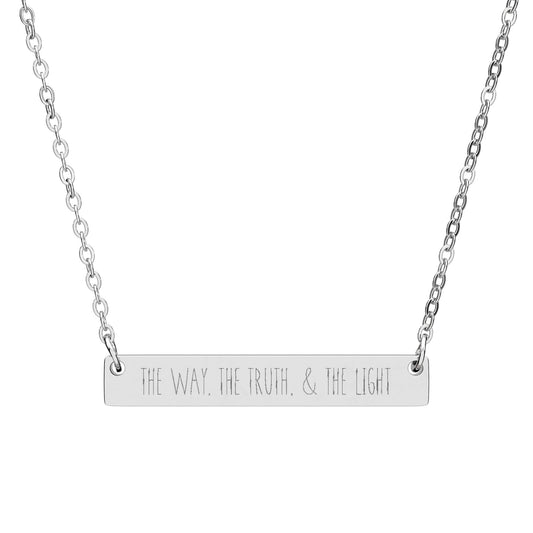 The Wayfinder, Horizontal Bar Necklace