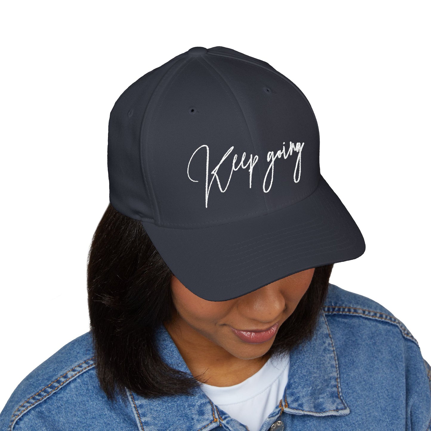 Keep Going | Closed Back, Fitted Hat