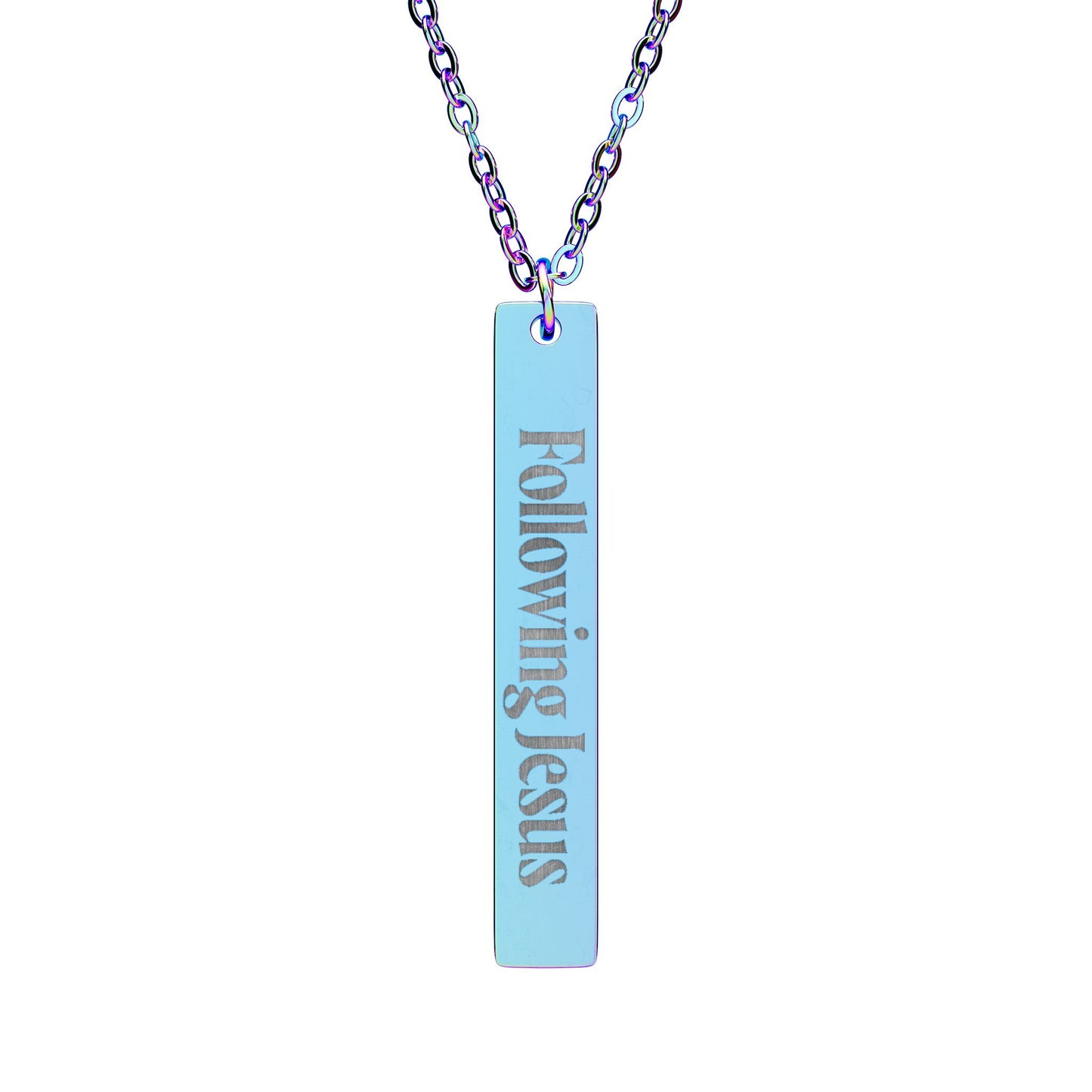 Following Jesus | Engraved Necklace