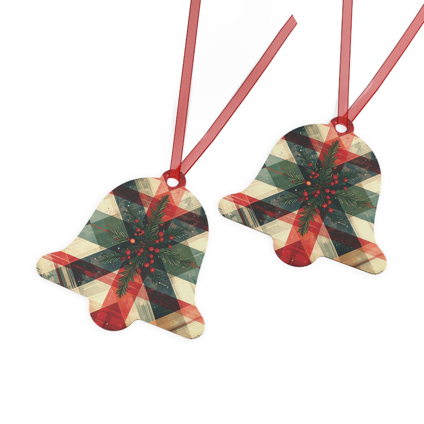 Mistletoe Magic Metal Ornament