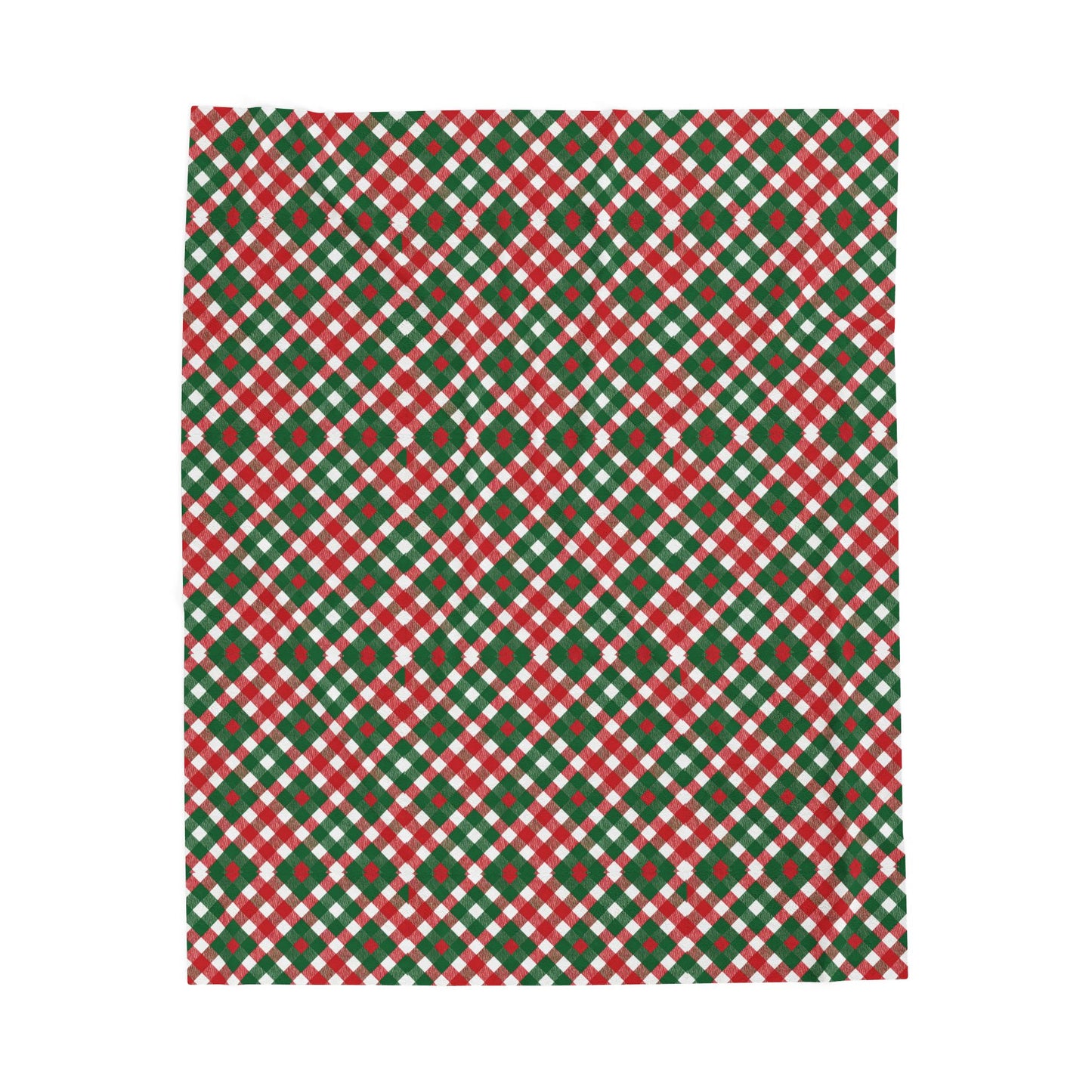 Candy Cane Christmas | Plush Blanket