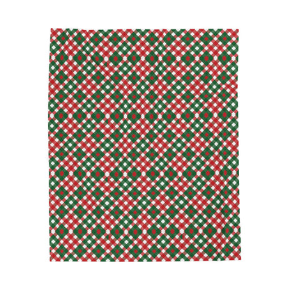 Candy Cane Christmas | Plush Blanket