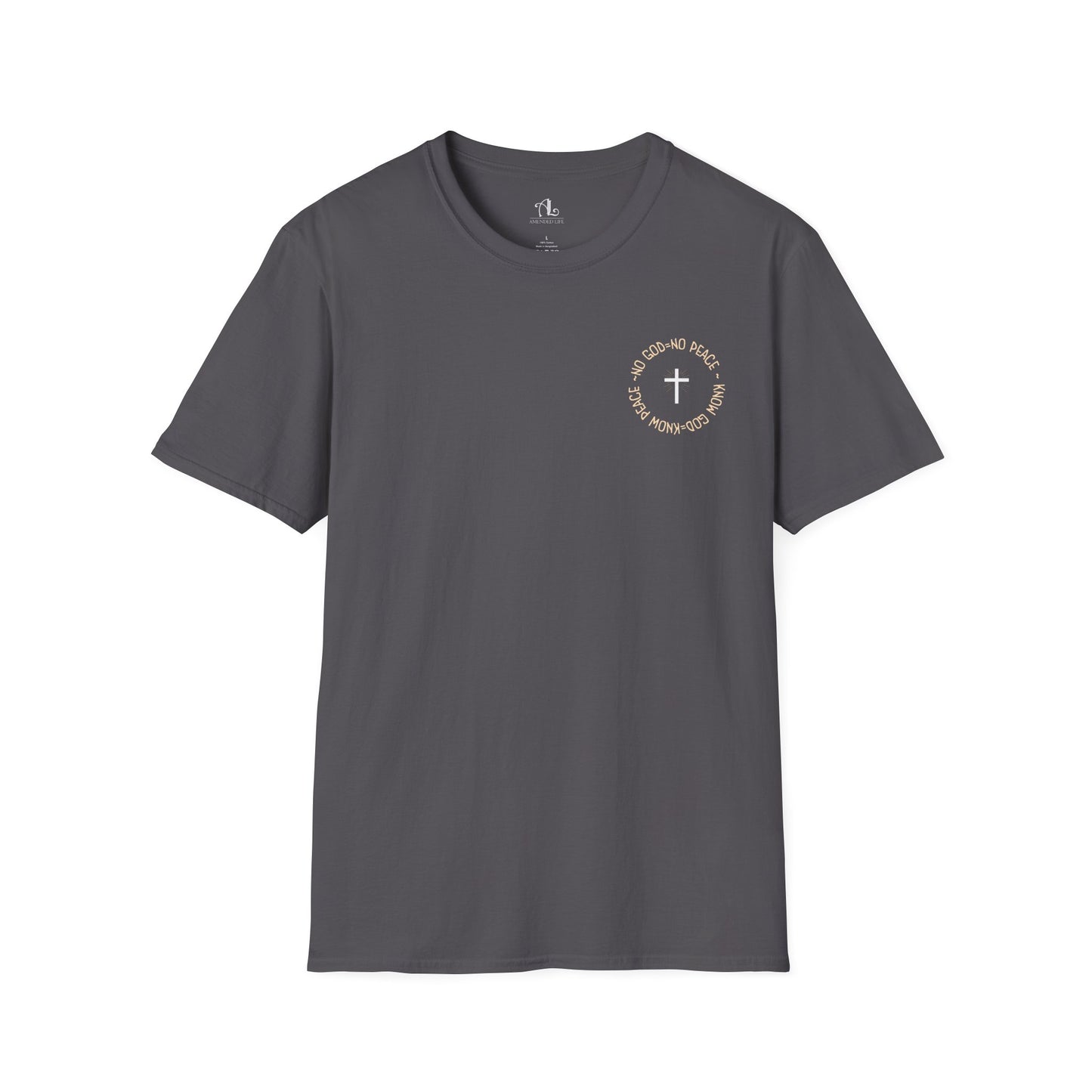 No God No Peace Know God Know Peace, Soft Tee