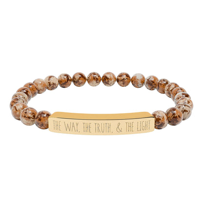 The Way, The Truth, and The Light, Beaded Bracelet