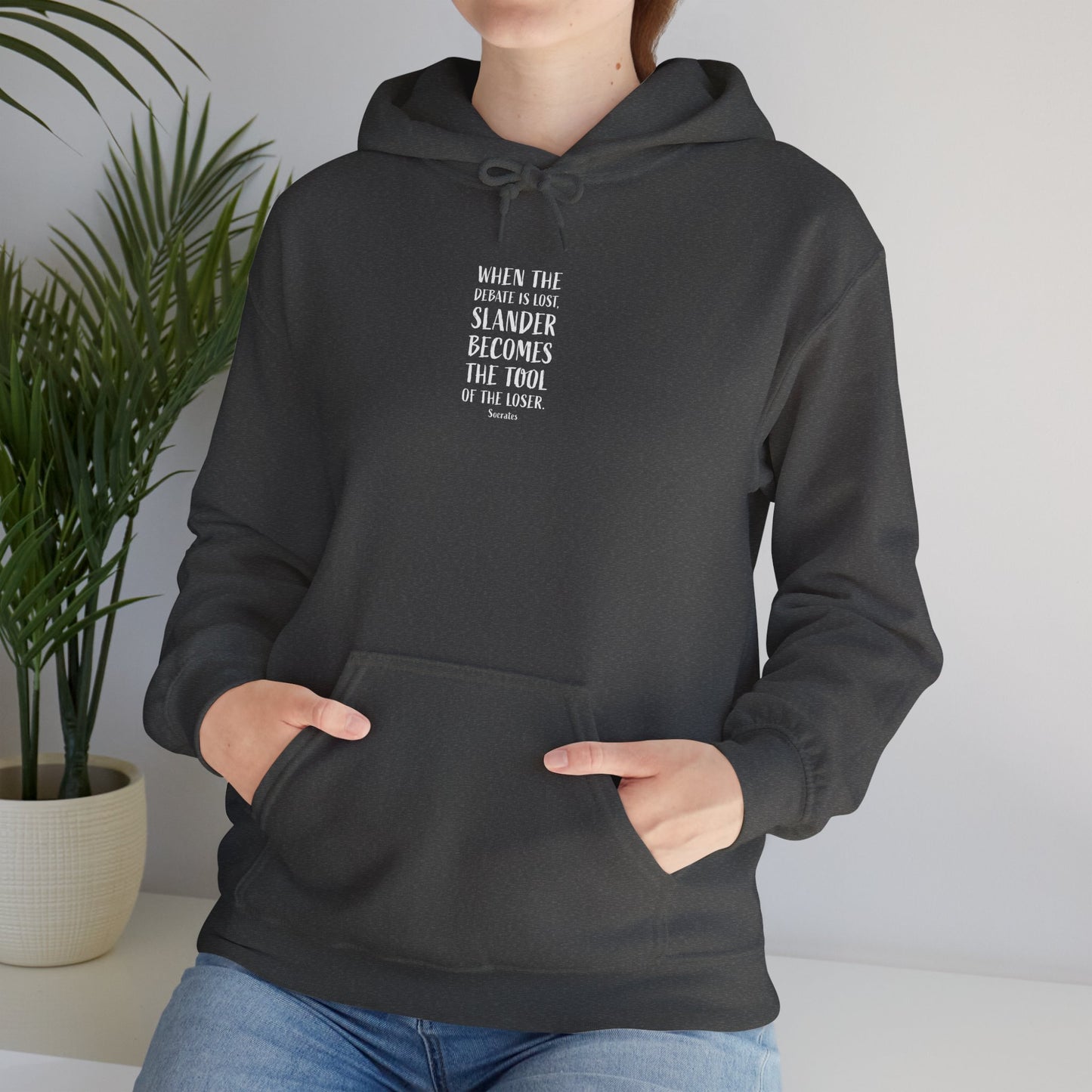 Quote Socrates  | Cozy Hoodie