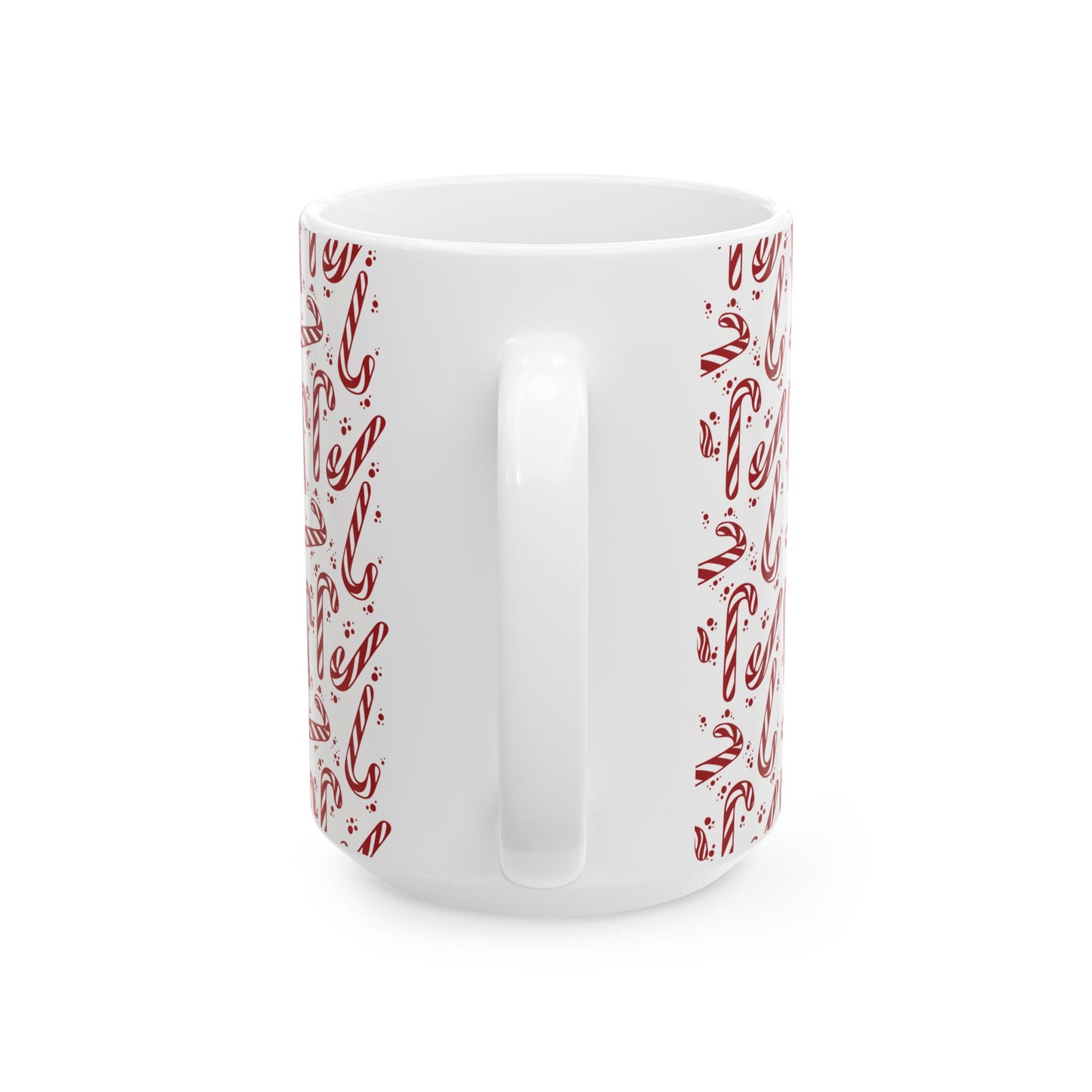 Candy Canes & Cream  15oz Ceramic Mug