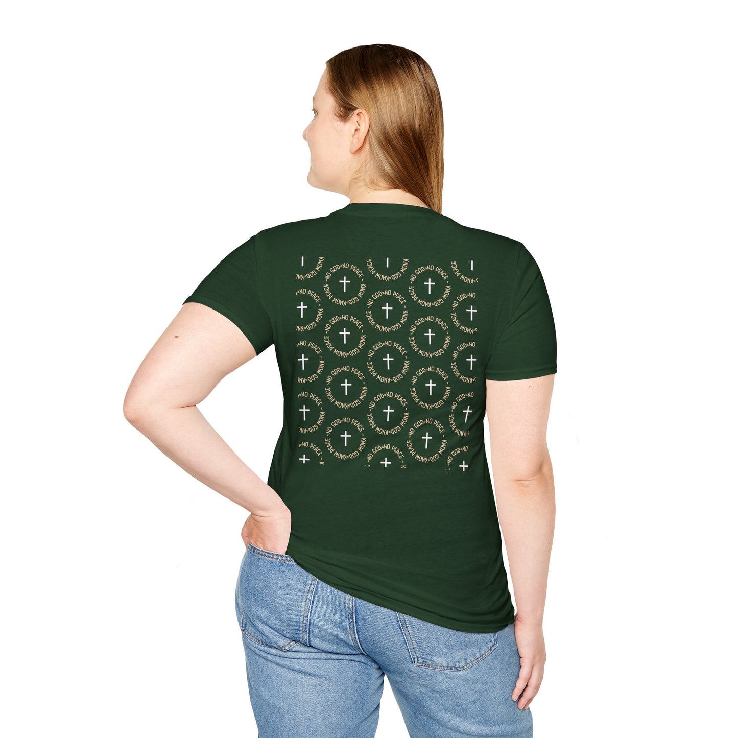 No God No Peace Know God Know Peace, Soft Tee
