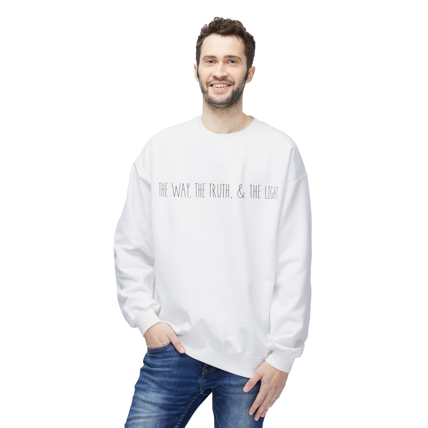 The Way, The Truth & The Light | Cozy Crewneck Sweatshirt