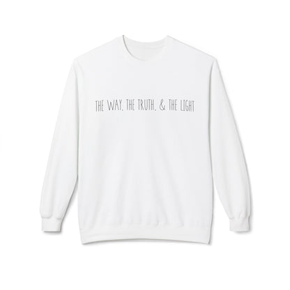 The Way, The Truth & The Light | Cozy Crewneck Sweatshirt