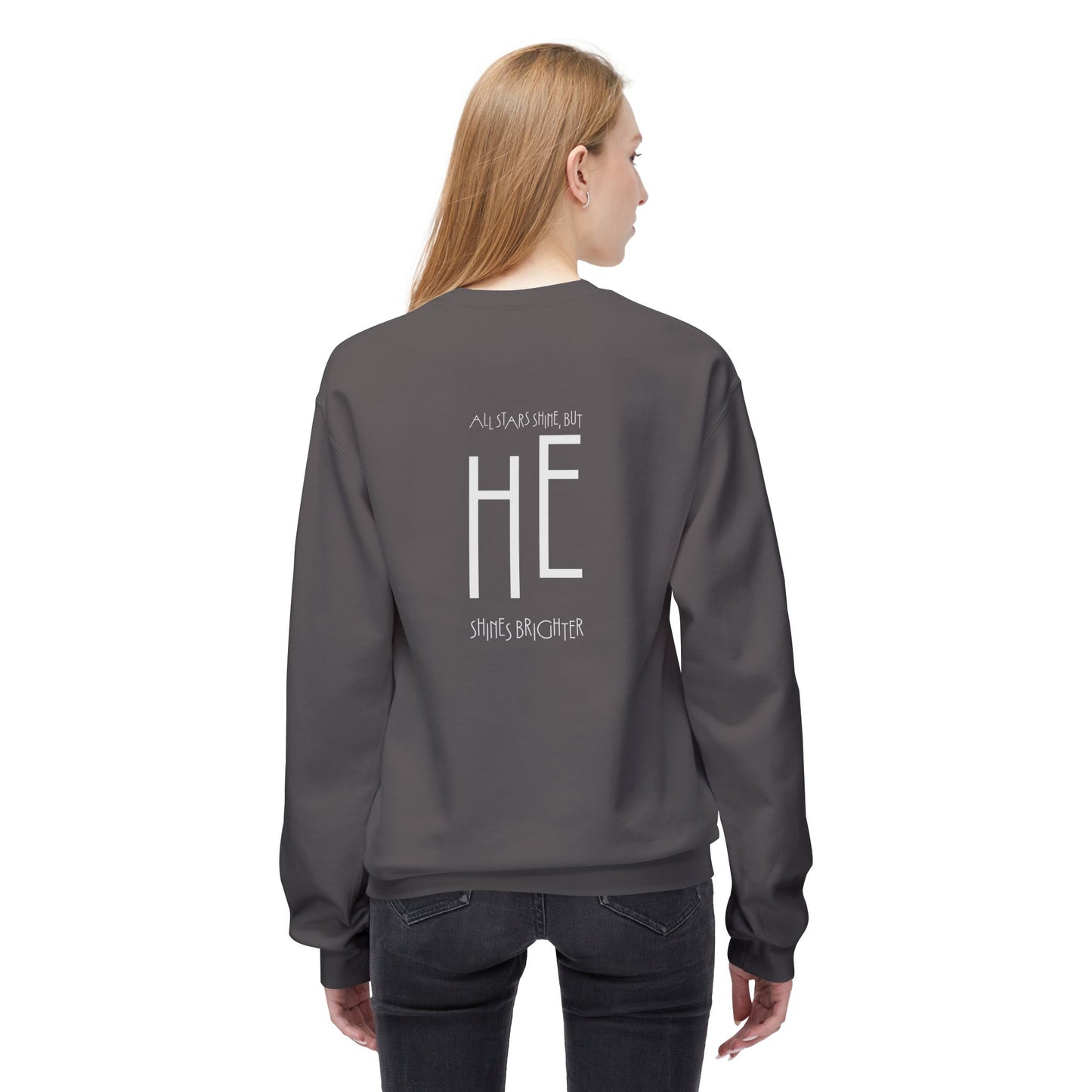 HE Shines Brighter | Cozy Crewneck Sweatshirt