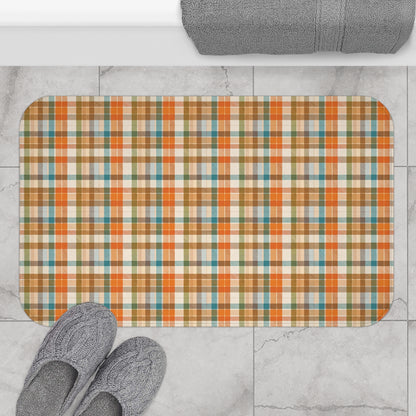 Golden Glen | Cozy Plaid Bath Mat