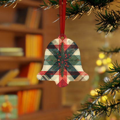 Mistletoe Magic Metal Ornament