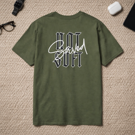 Saved Not Soft, Tee