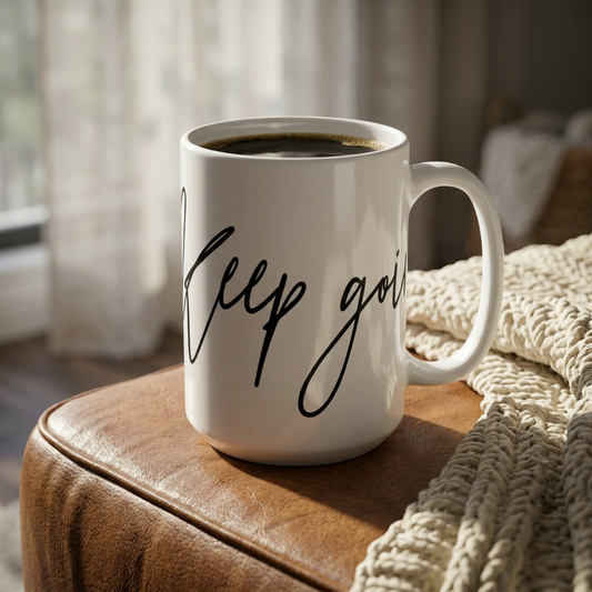 Keep Going, Mug