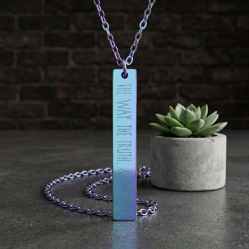 The Trinity Bar, Vertical Necklace