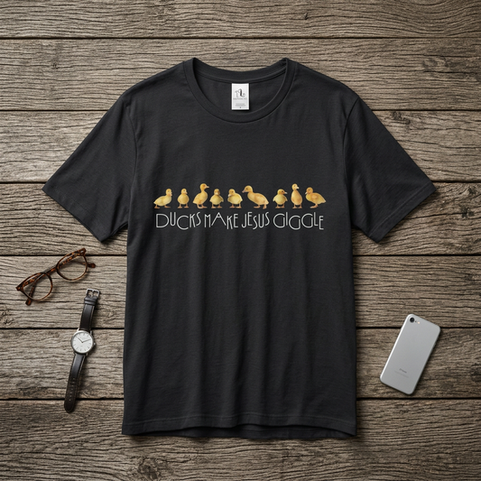 Ducks Make Jesus Giggle, Soft Tee