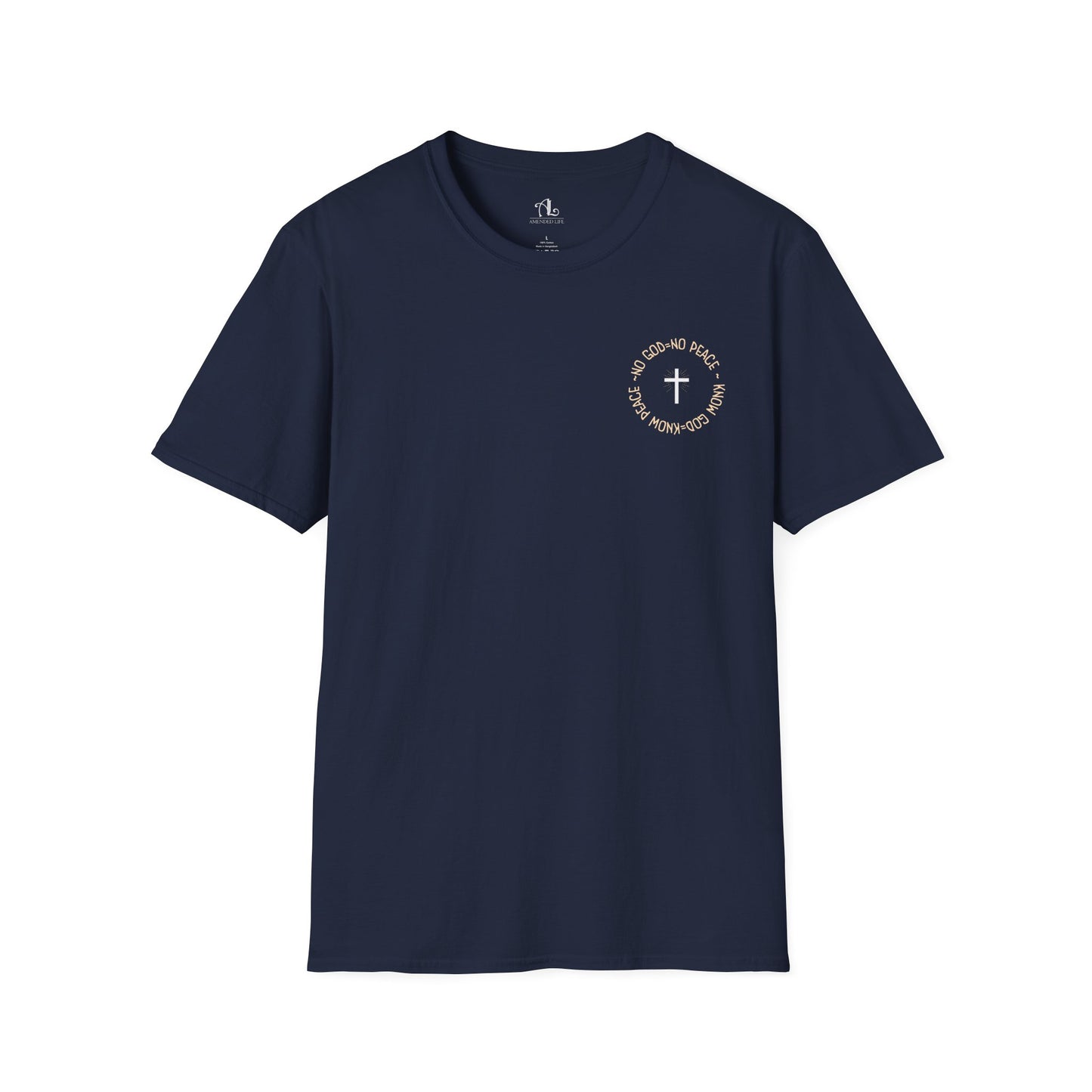 No God No Peace Know God Know Peace, Soft Tee
