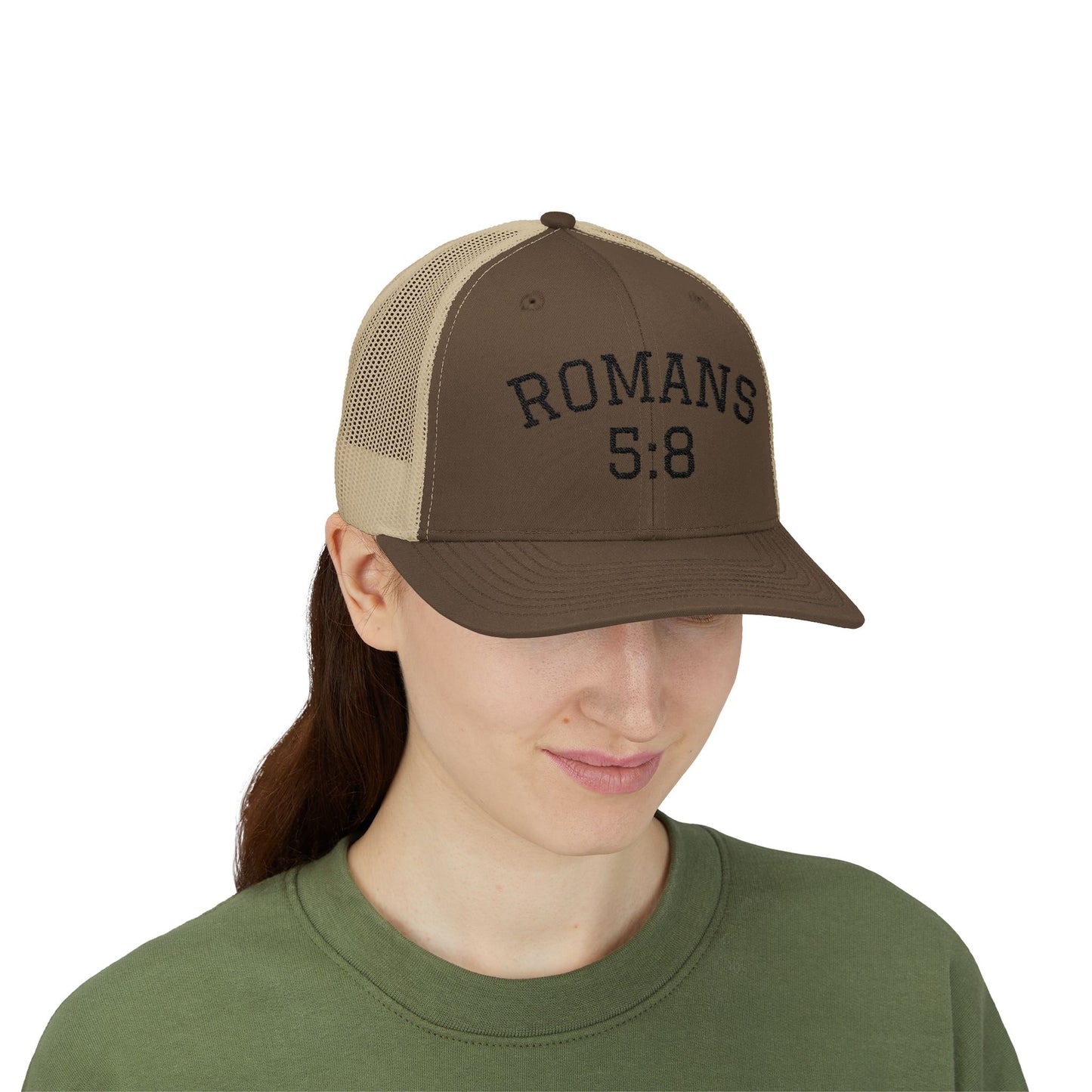 Romans 5:8 | Trucker Hat
