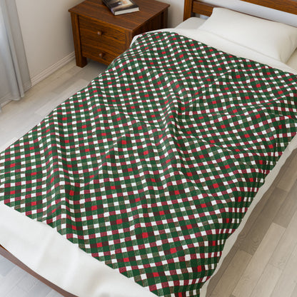 Yuletide Tartan | Christmas Plush Blanket