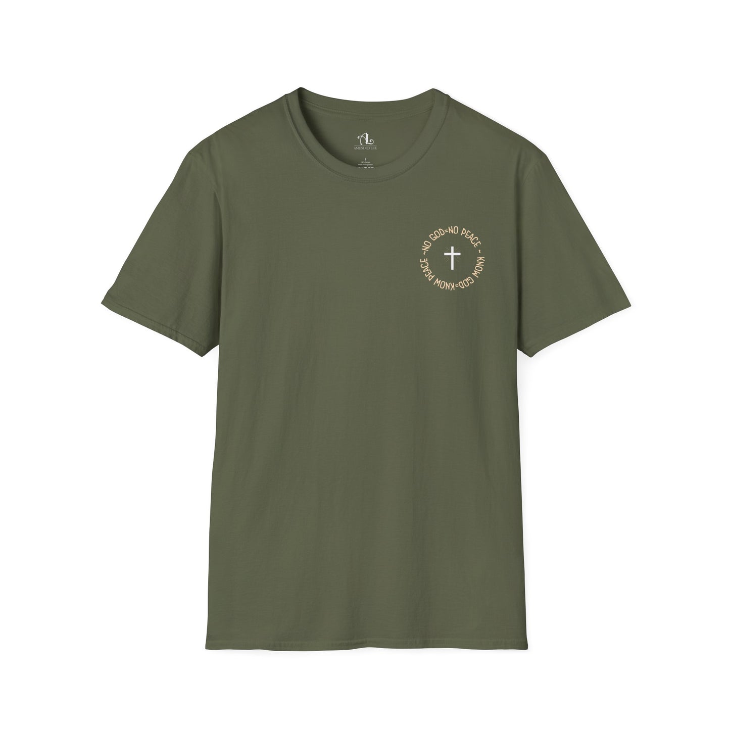 No God No Peace Know God Know Peace, Soft Tee