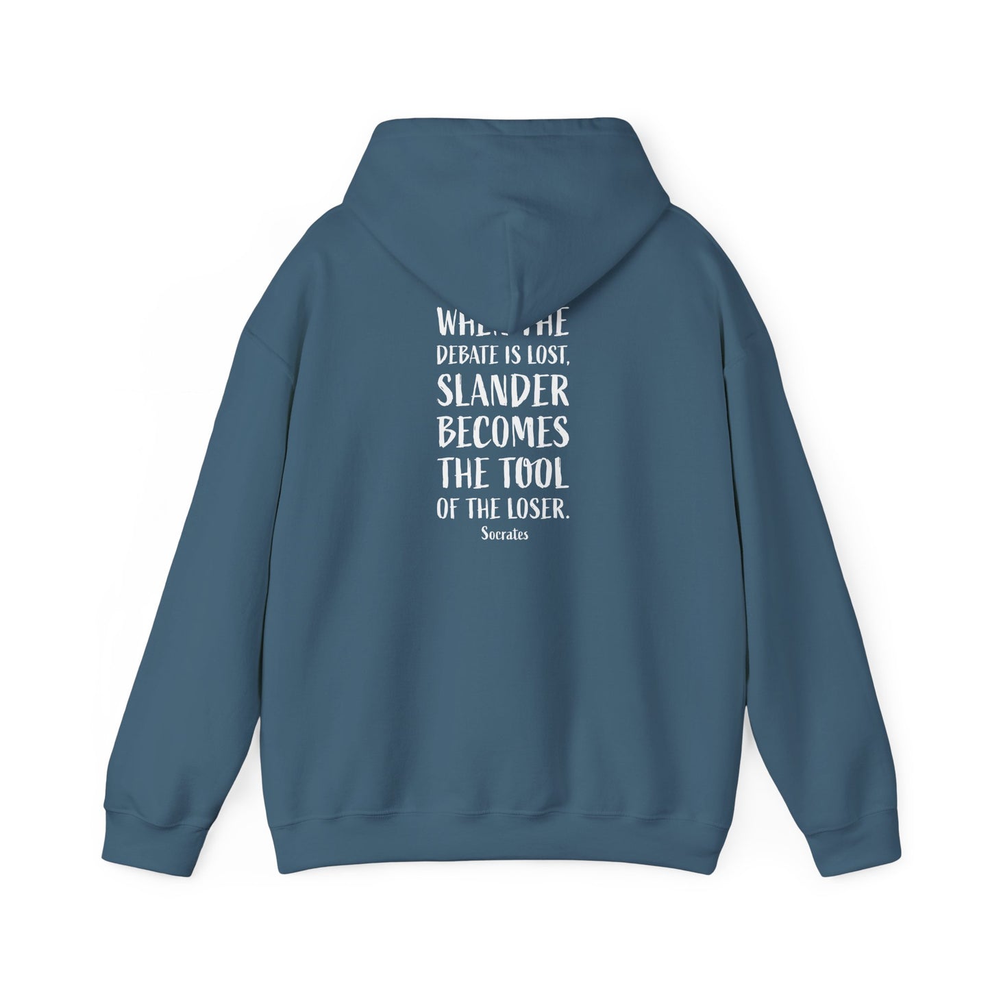 Quote Socrates  | Cozy Hoodie