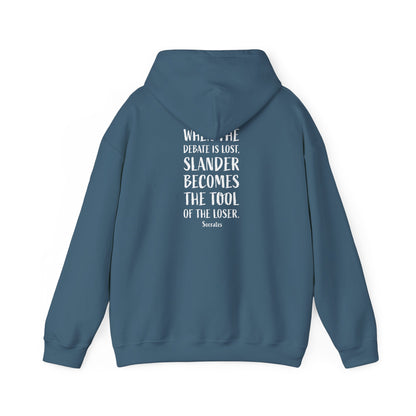 Quote Socrates  | Cozy Hoodie