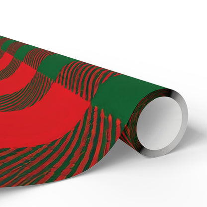 Santa's Buffalo Plaid Wrapping Paper