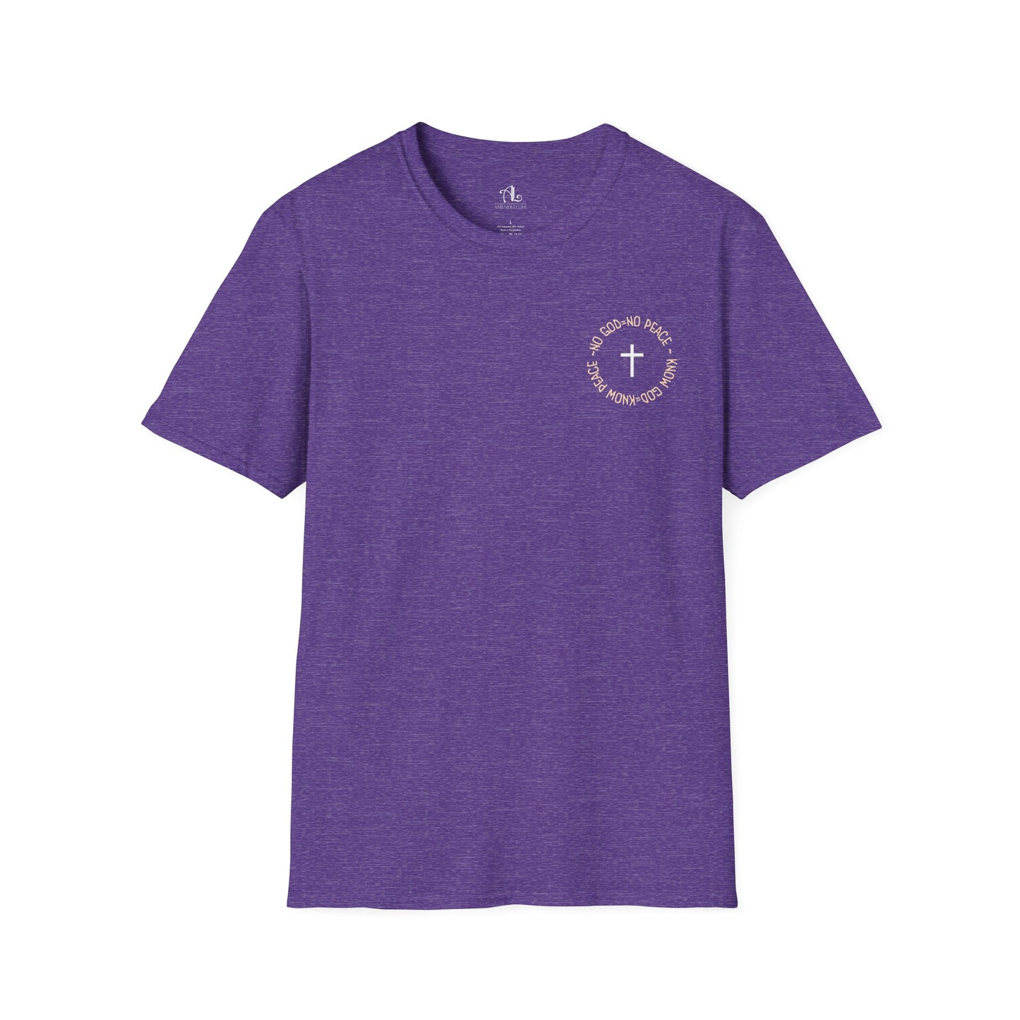No God No Peace Know God Know Peace, Soft Tee