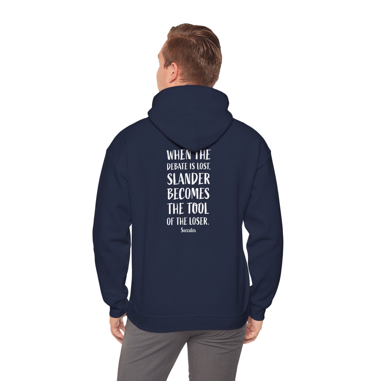 Quote Socrates  | Cozy Hoodie