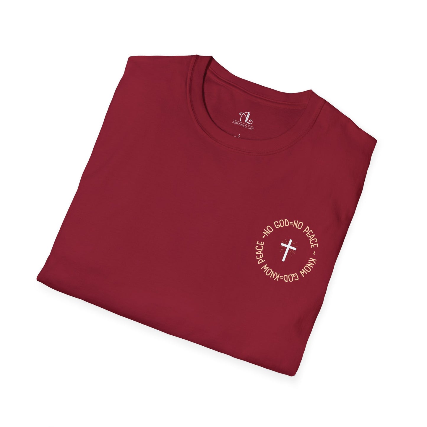 No God No Peace Know God Know Peace, Soft Tee