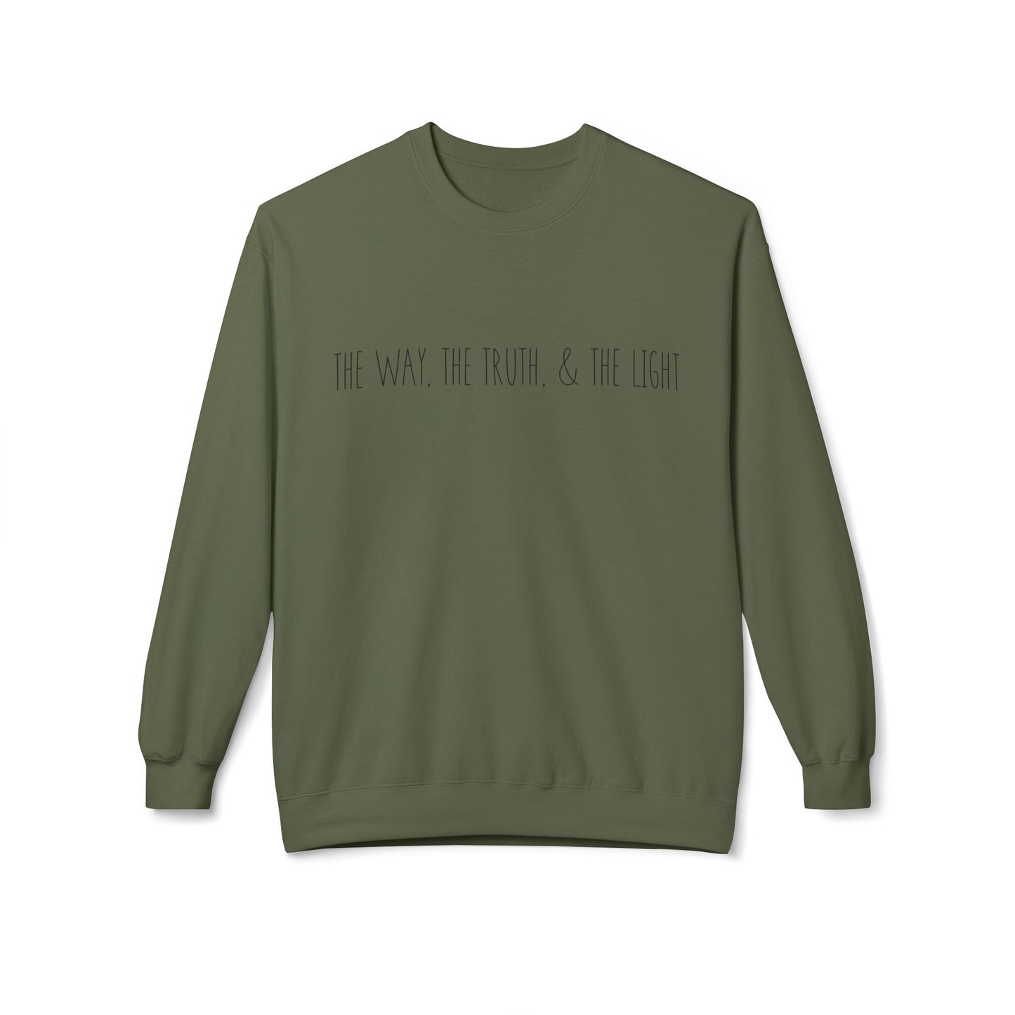 The Way, The Truth & The Light | Cozy Crewneck Sweatshirt