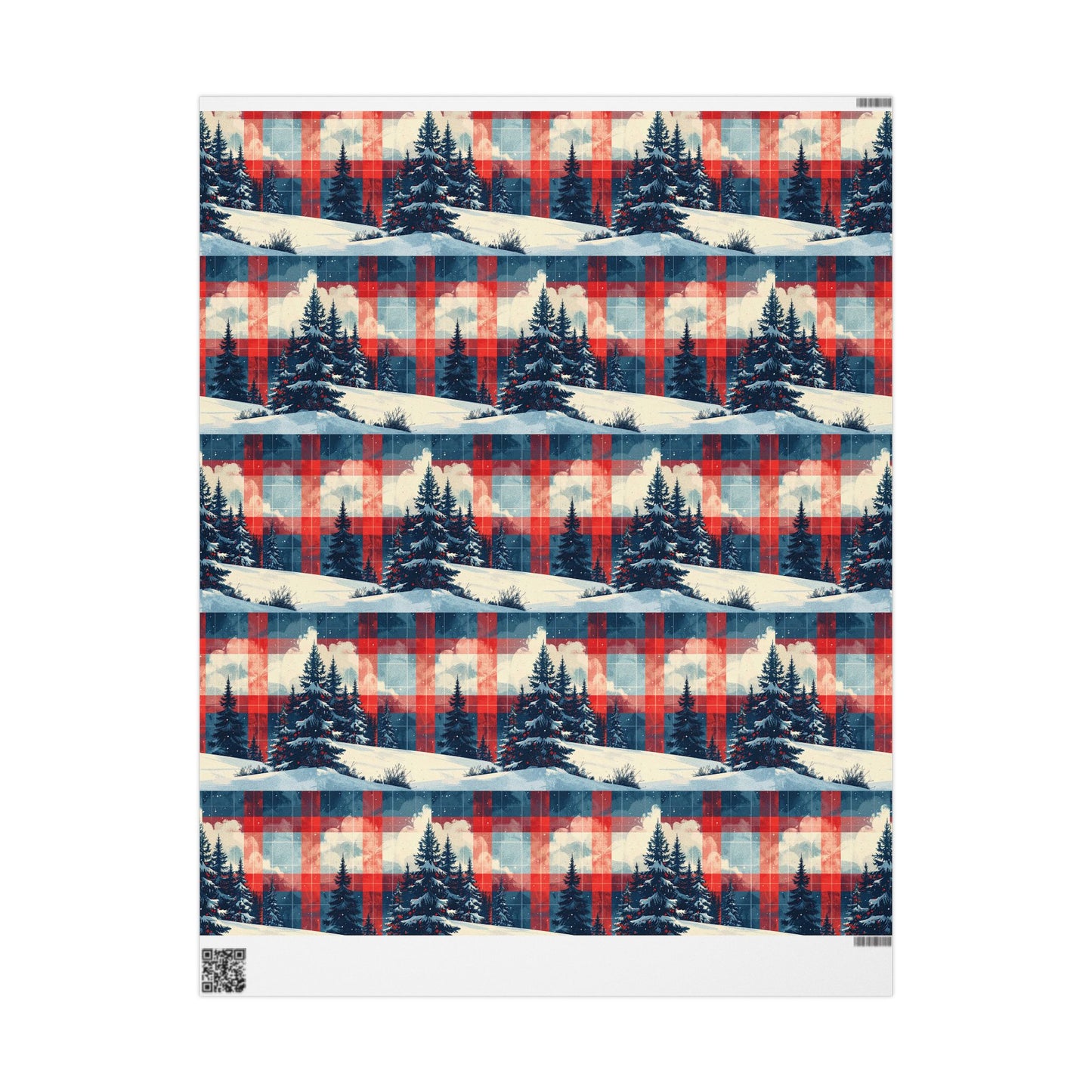 Frosted Freedom Wrapping Paper