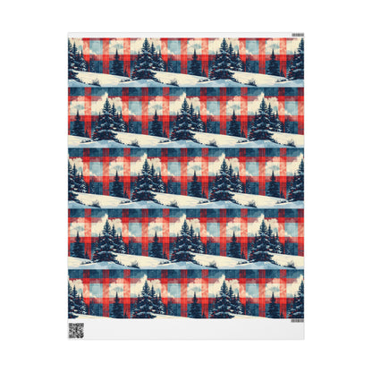 Frosted Freedom Wrapping Paper