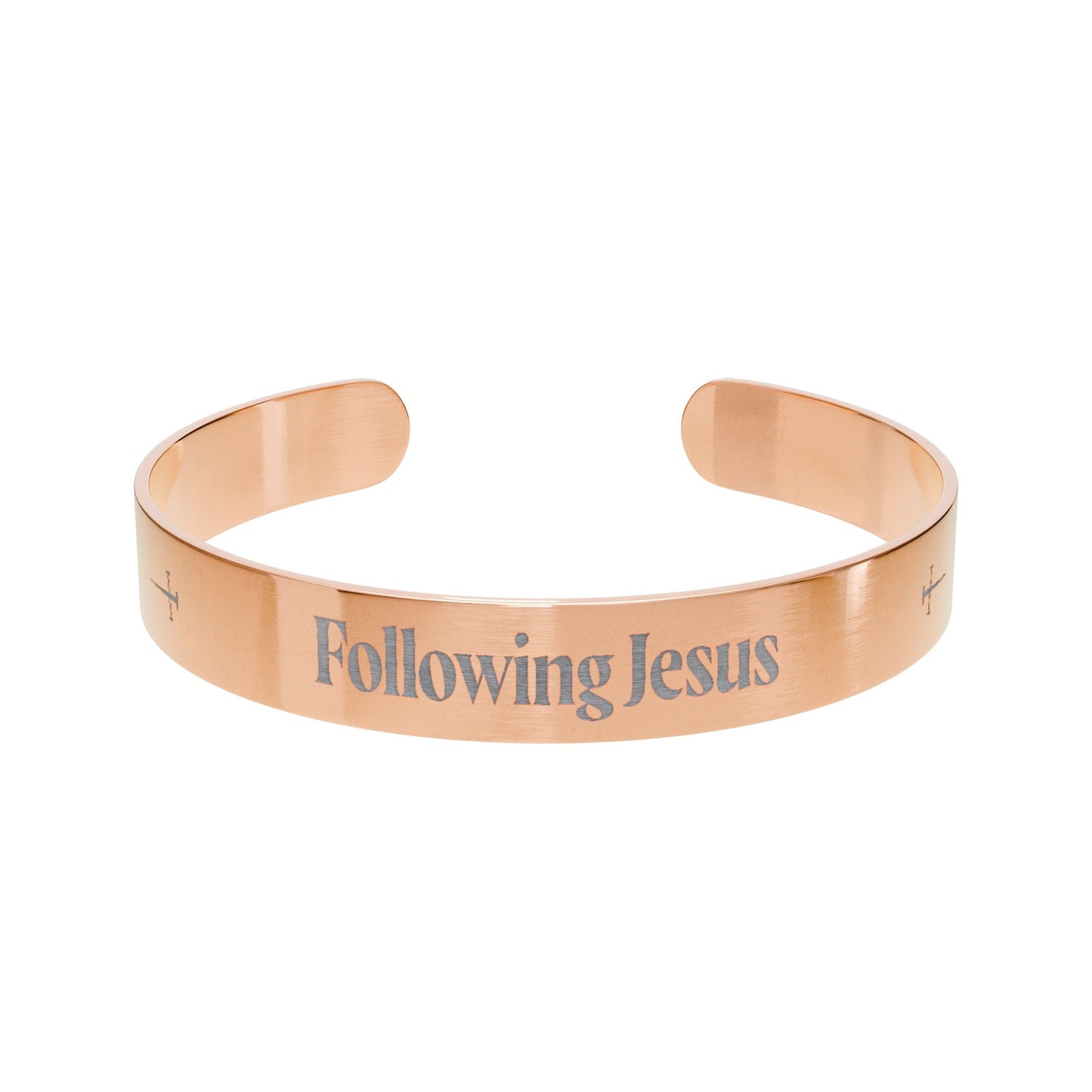 Following Jesus | Faith & Strength Cuff Bracelet