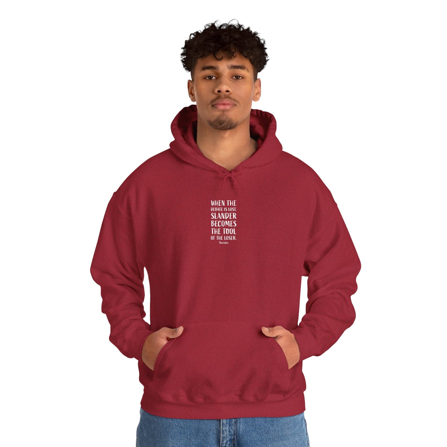 Quote Socrates  | Cozy Hoodie