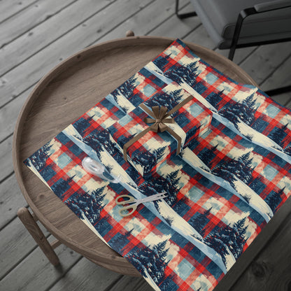 Frosted Freedom Wrapping Paper