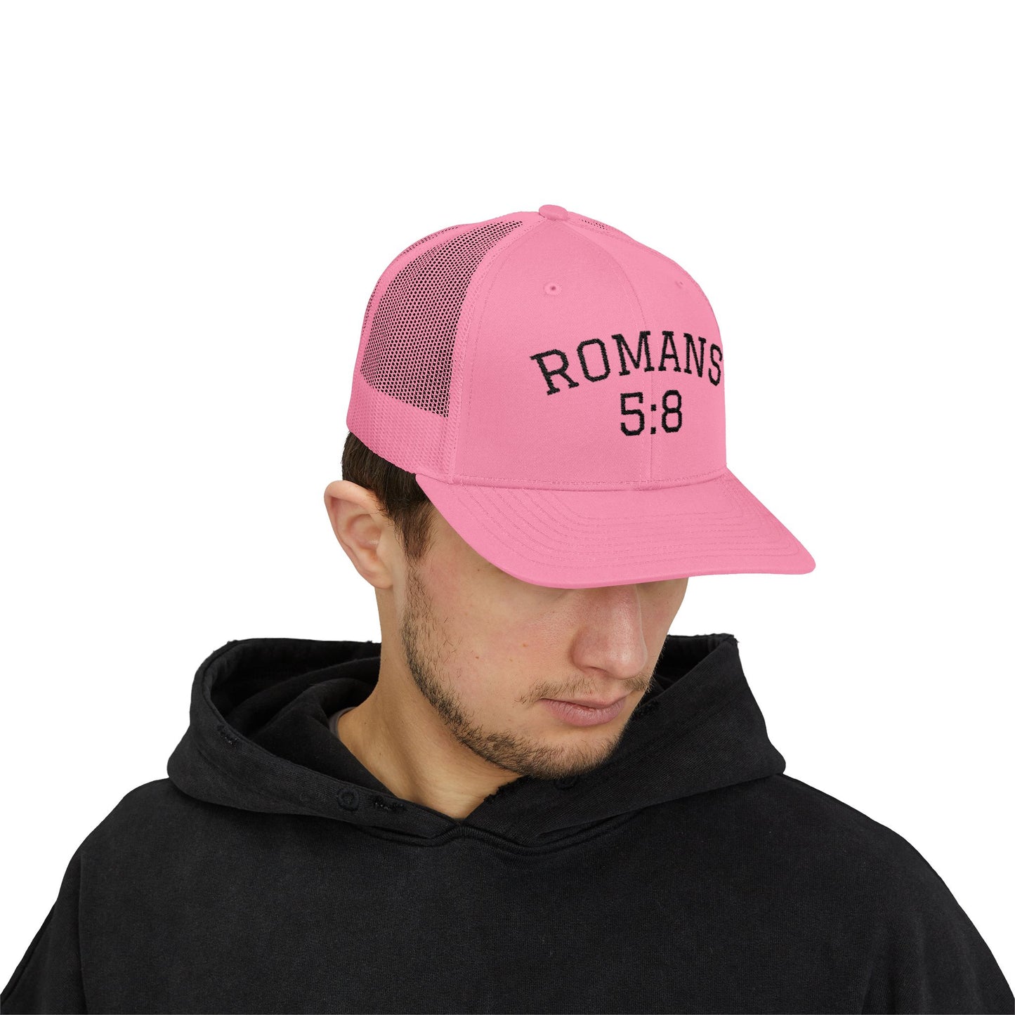 Romans 5:8 | Trucker Hat