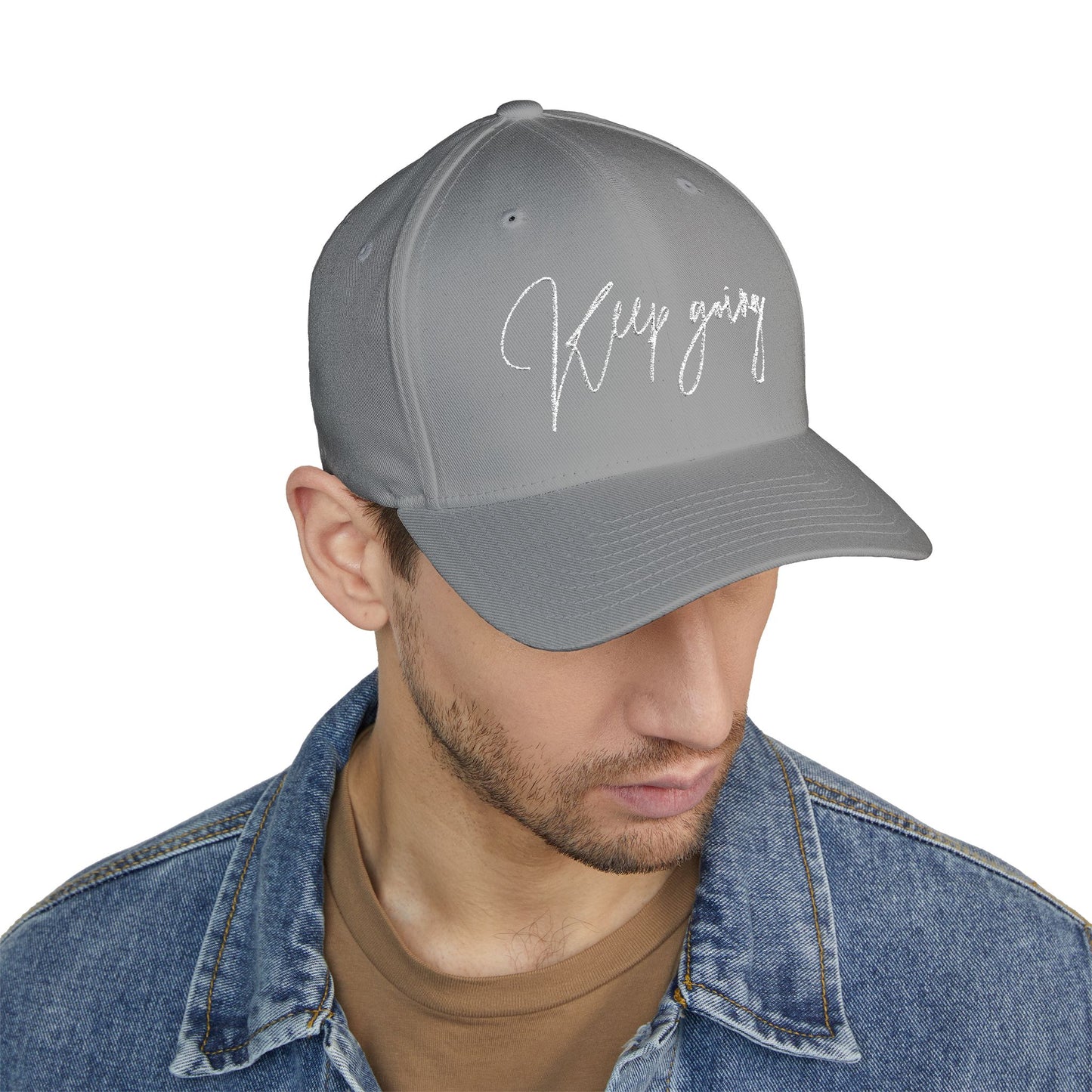 Keep Going | Closed Back, Fitted Hat