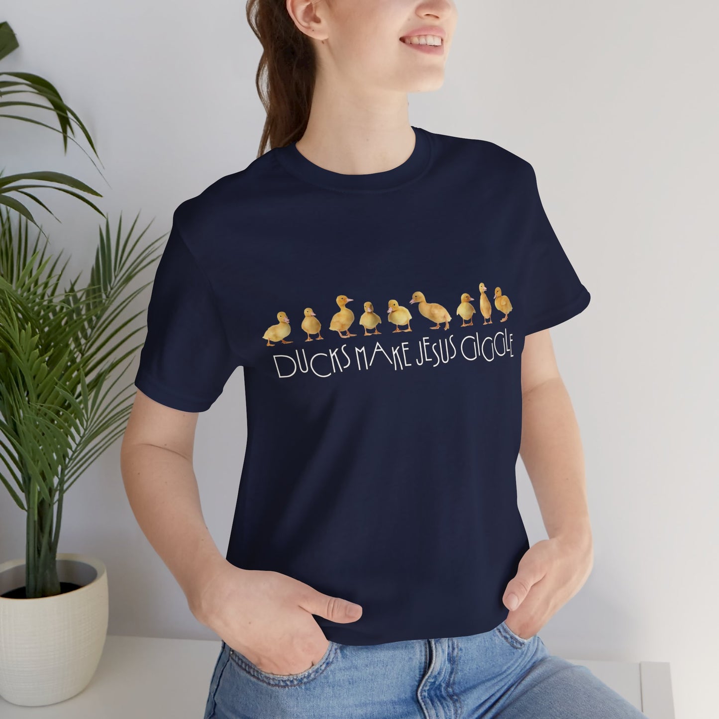 Ducks Make Jesus Giggle, Soft Tee