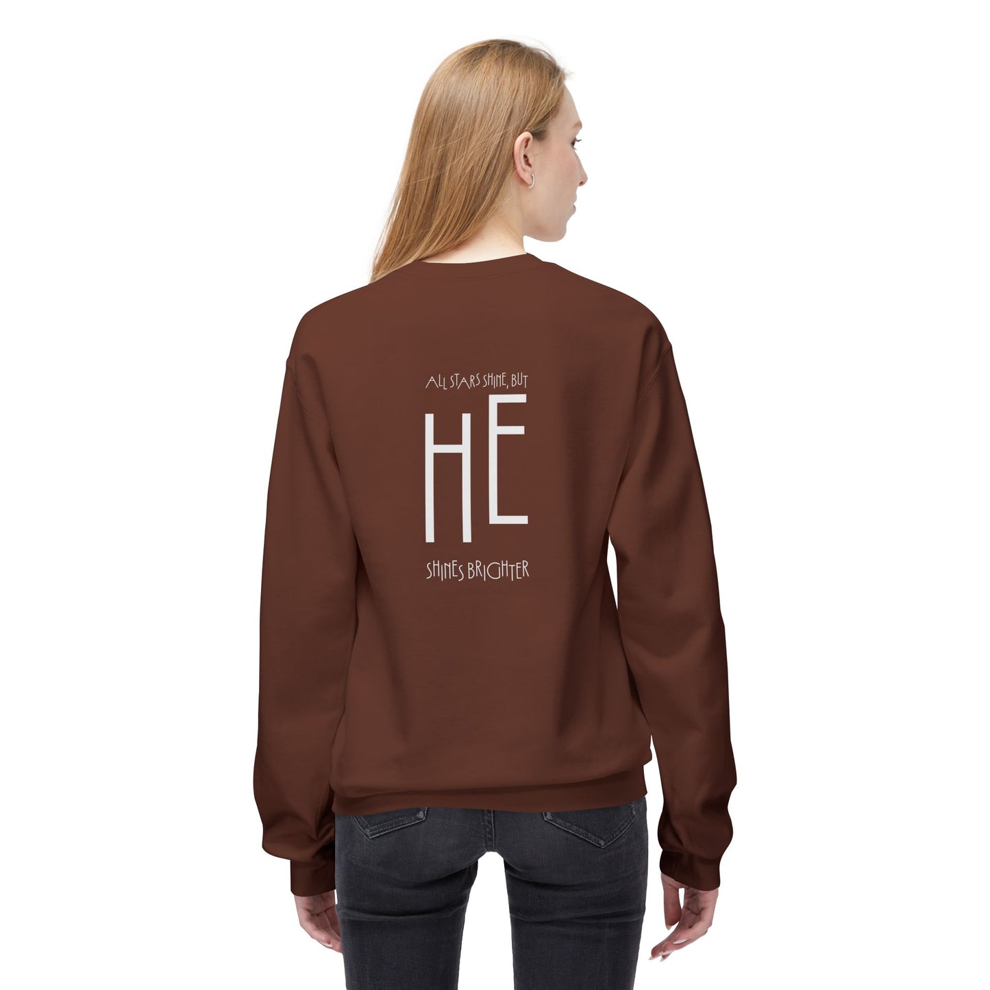 HE Shines Brighter | Cozy Crewneck Sweatshirt